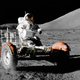 Apollo Lunar Roving Vehicle.. Imagen: NASA/JPL